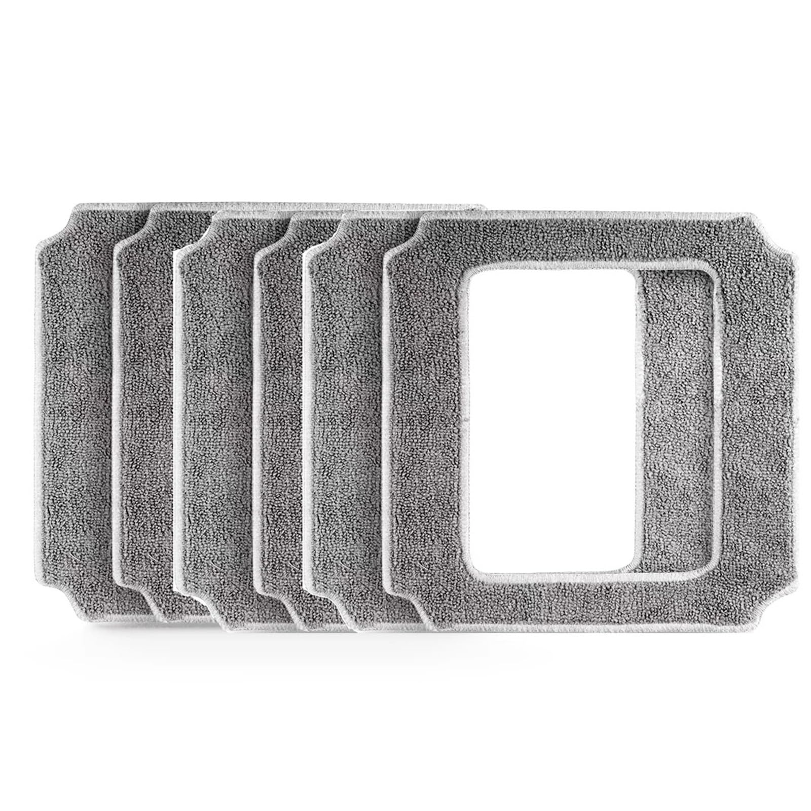 Mocio for La Pulizia. Compatibile con I Panni Riutilizzabili E Lavabili ABIR WD8, Parti del Robot Lavavetri.(6pcs)