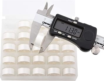Simthread 25pcs Size A SA156 60WT Prewound Bobbin Thread - White