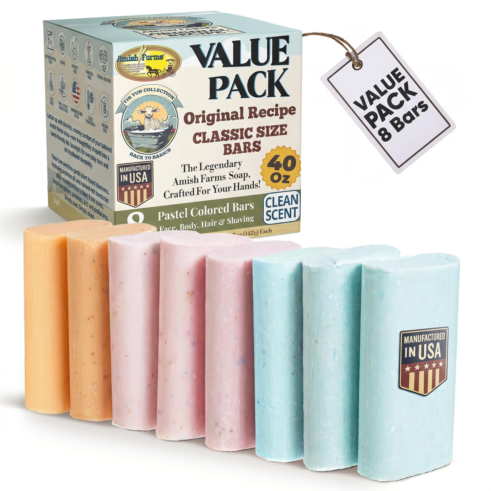 Amish Farms Soap Value Pack