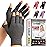 Compression Arthritis Gloves for Women and Men, Fingerless Rheumatoid Arthritis Carpal Tunnel Pain Relief Gloves, Hand Support Wrist Brace for Tendonitis Swelling Crocheting Typing Neuropathy GREY M