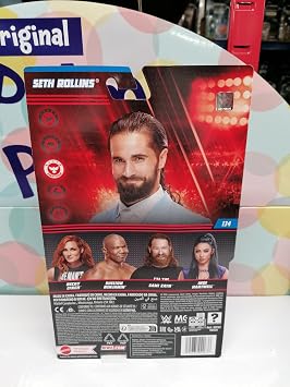 Mattel WWE Basic Action Figure, Seth Rollins, Posable 6-inch Collectible for Ages 6 Years Old & Up