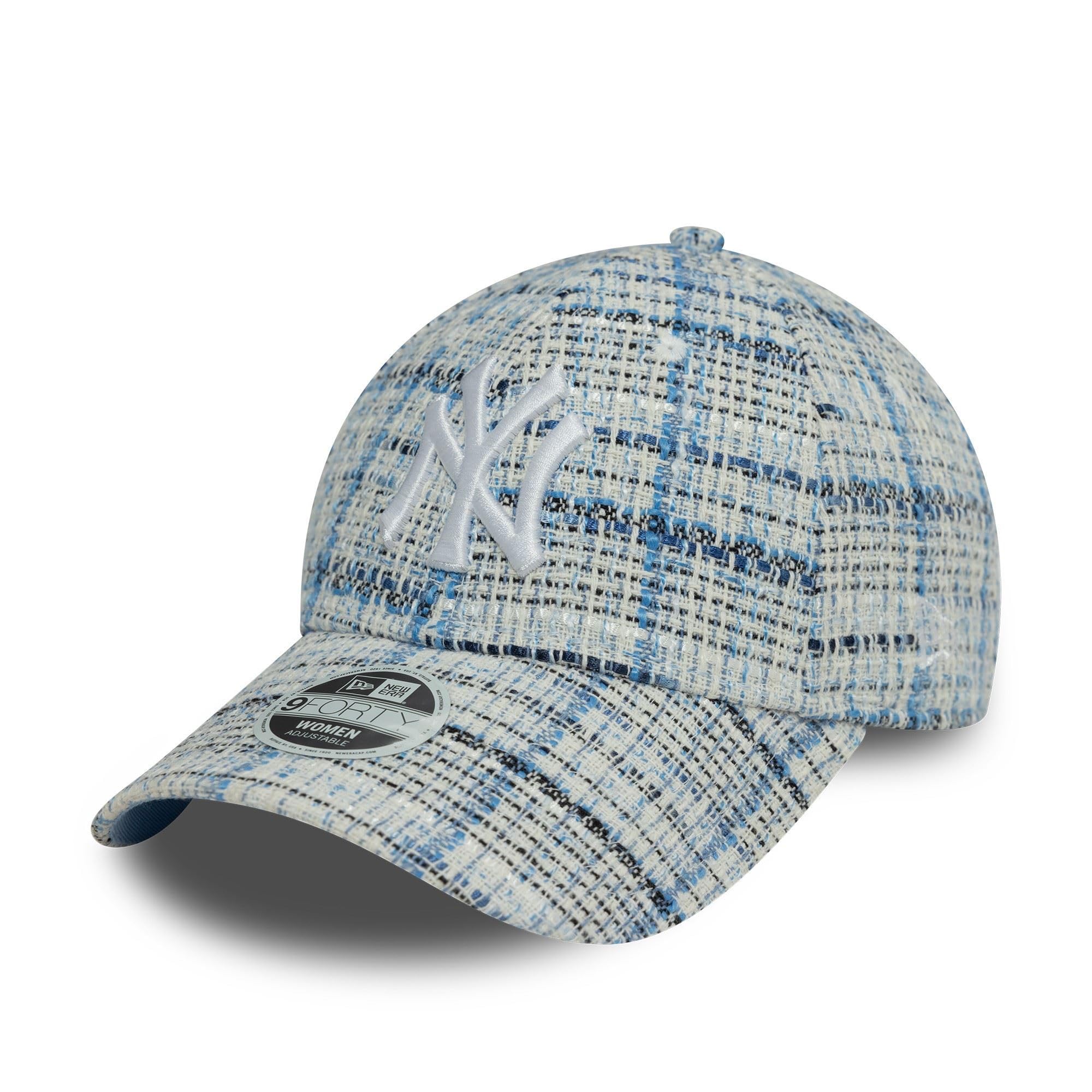 New Era New York Yankees 9Forty Cap Tweed Girl Woman Adjustable Closure Baseball Blue โ image 1