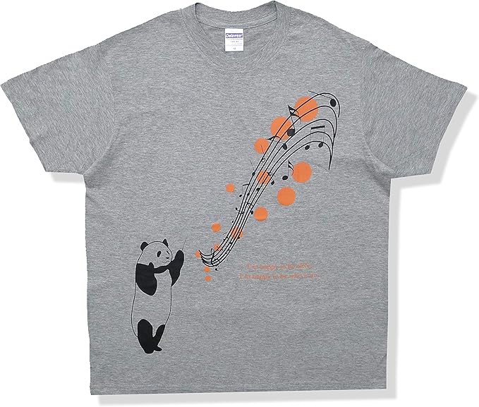 Amazon 指揮者パンダ おもしろ かわいい Tシャツ Tシャツ カットソー 通販