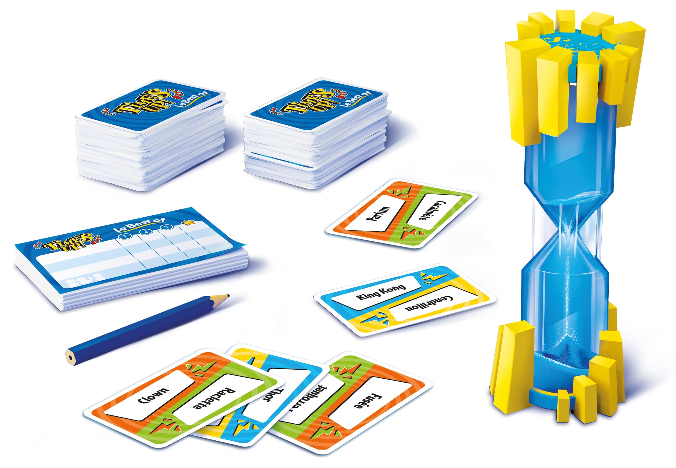 ASMODEE - TIME'S UP! Le Best Of – Gioco da tavolo d'atmosfera per bambini da 8 anni – Risate e cordialità – Edizioni Party & Family – 4 a 12 giocatori – 40 Min - versione francese