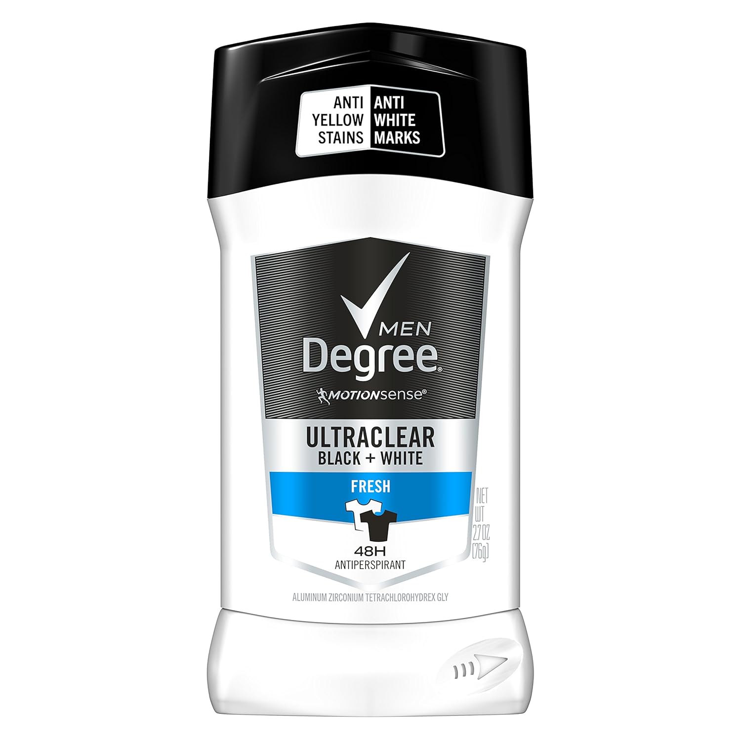 Degree Men UltraClear Antiperspirant Protects from Deodorant Stains Fresh Mens Deodorant 2.7 oz, 1 Count : Beauty & Personal Care