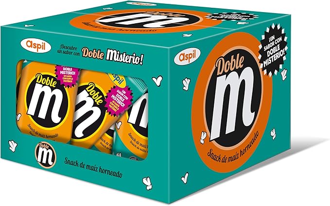 Palomitas Doble M Aspil 90g. caja 8u.