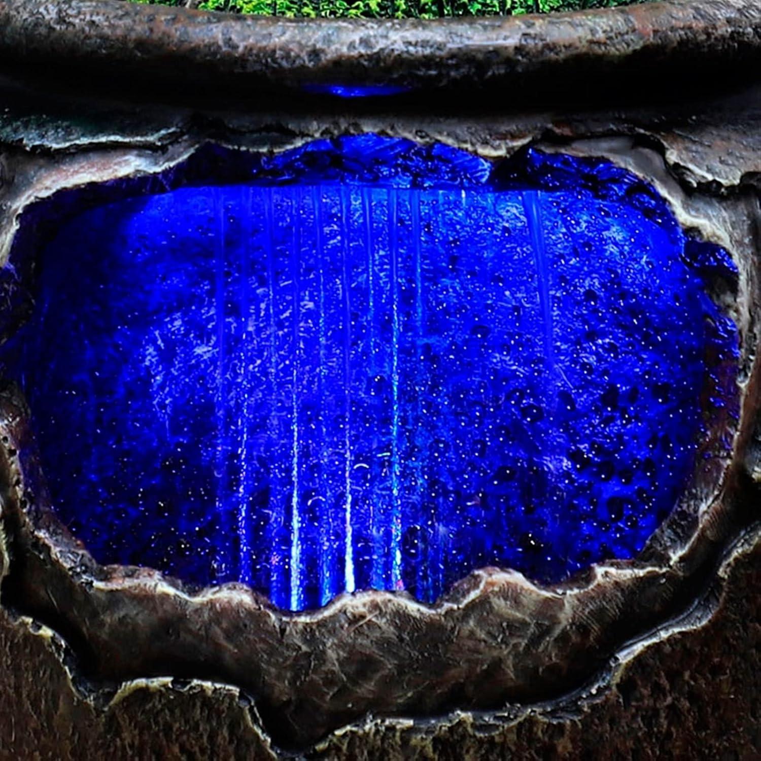 Tabletop Fountain Simulation Tree Tabletop Fountain Water Vase Resin Crafts Waterfall Fountain Desktop Crafts - Gifts for Friends for Good Luck Desktop Fountain