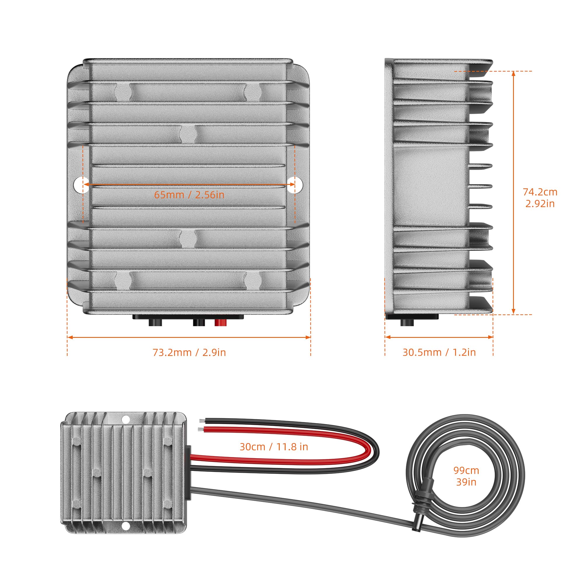 Convertisseur Starlink Gen 3 12 V vers 57 V 4,5 A pour routeur Starlink Gen 3 12 V (10-36 V) DC adaptateur prise pour camping-car sans doute en cas de chute de tension ou