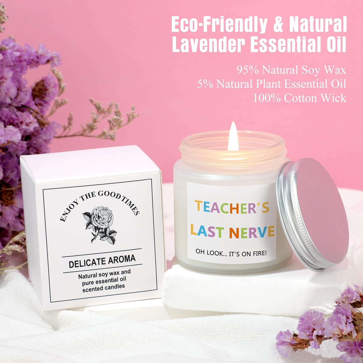 Teacher Appreciation Gifts, Teacher Valentine Christmas Gifts Ideas Basket Set of 5 - Image 6