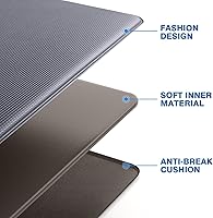 Vista 5 de StepRite Tapetes de cocina, 2 piezas, tapetes de cocina acolchados antifatiga para piso, tapetes de escritorio antideslizantes de pie, juego