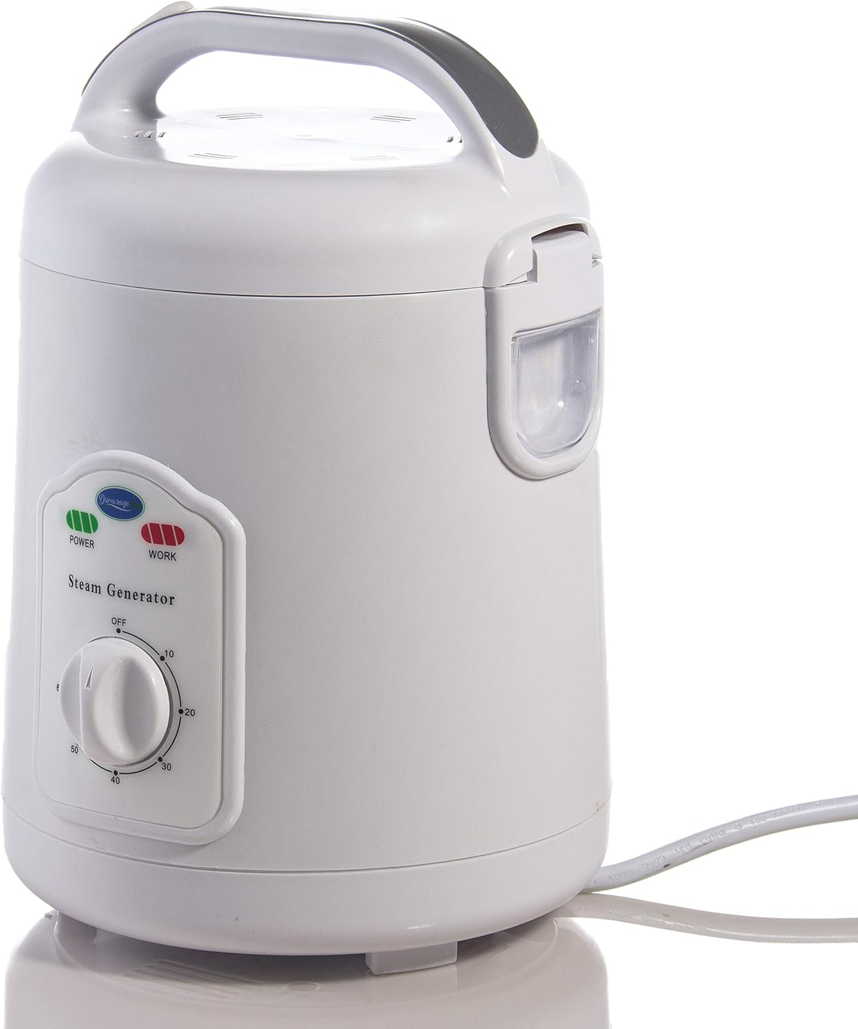 Durasage Replacement Steam Generator Unit for Sauna - 1.8L Water Tank, 60 Min Manual Timer, 800W Power, 5 Ft Cord, Easy Tubing Port, Home Spa Steamer for Relaxation, Cleaning & Detox, DSG-01