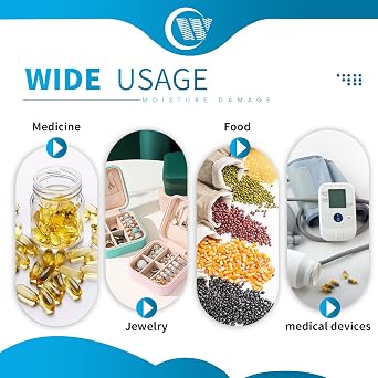Wisesorb 2 Gram 500 Pack Molecular Sieve Packets, Dessicant Packets, Dessicant Packets, Moisture Absorbers for Food Storage, Food Safe Desiccant Dehumidifiers