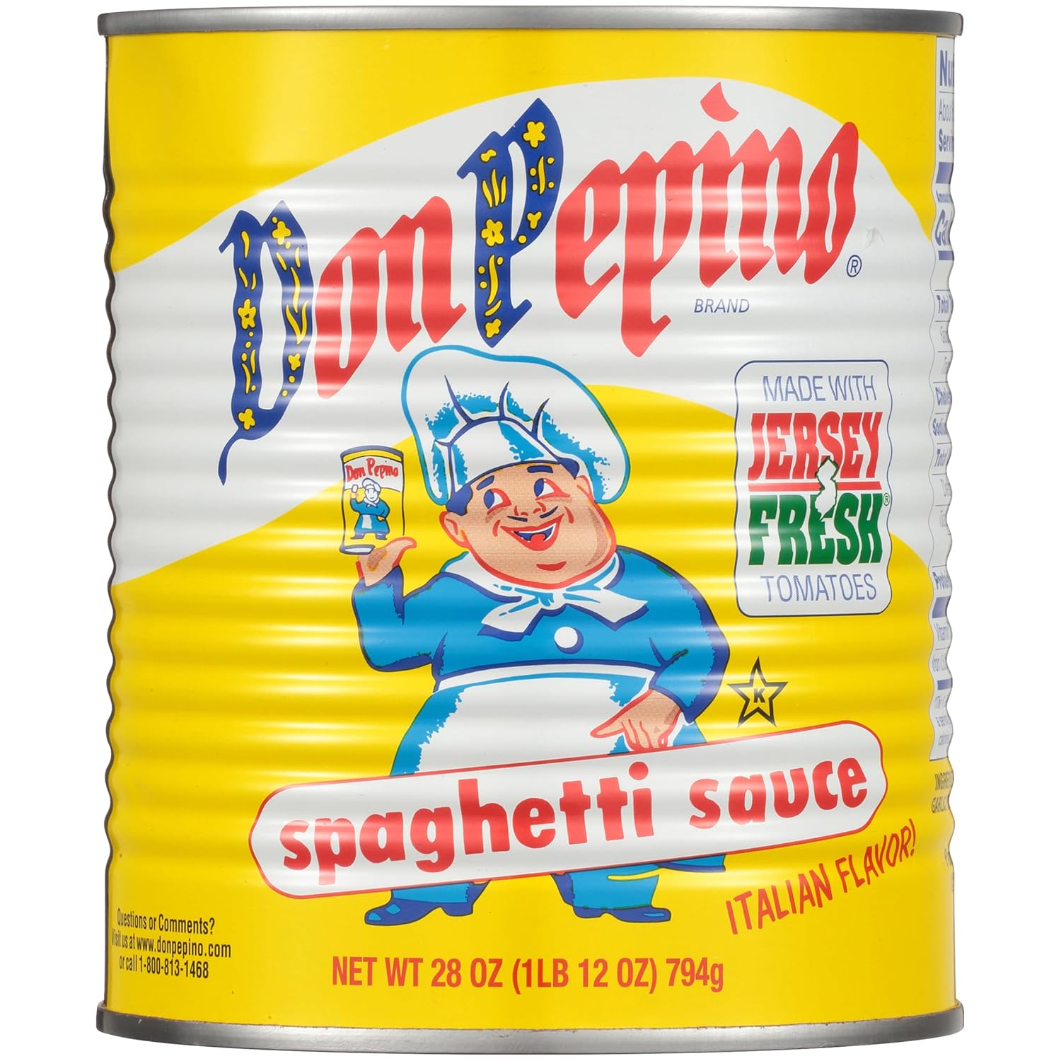 Don Pepino Spaghetti Sauce, 28 Ounce (Pack of 12) Spaghetti Sauce 28 Ounce (Pack of 12)