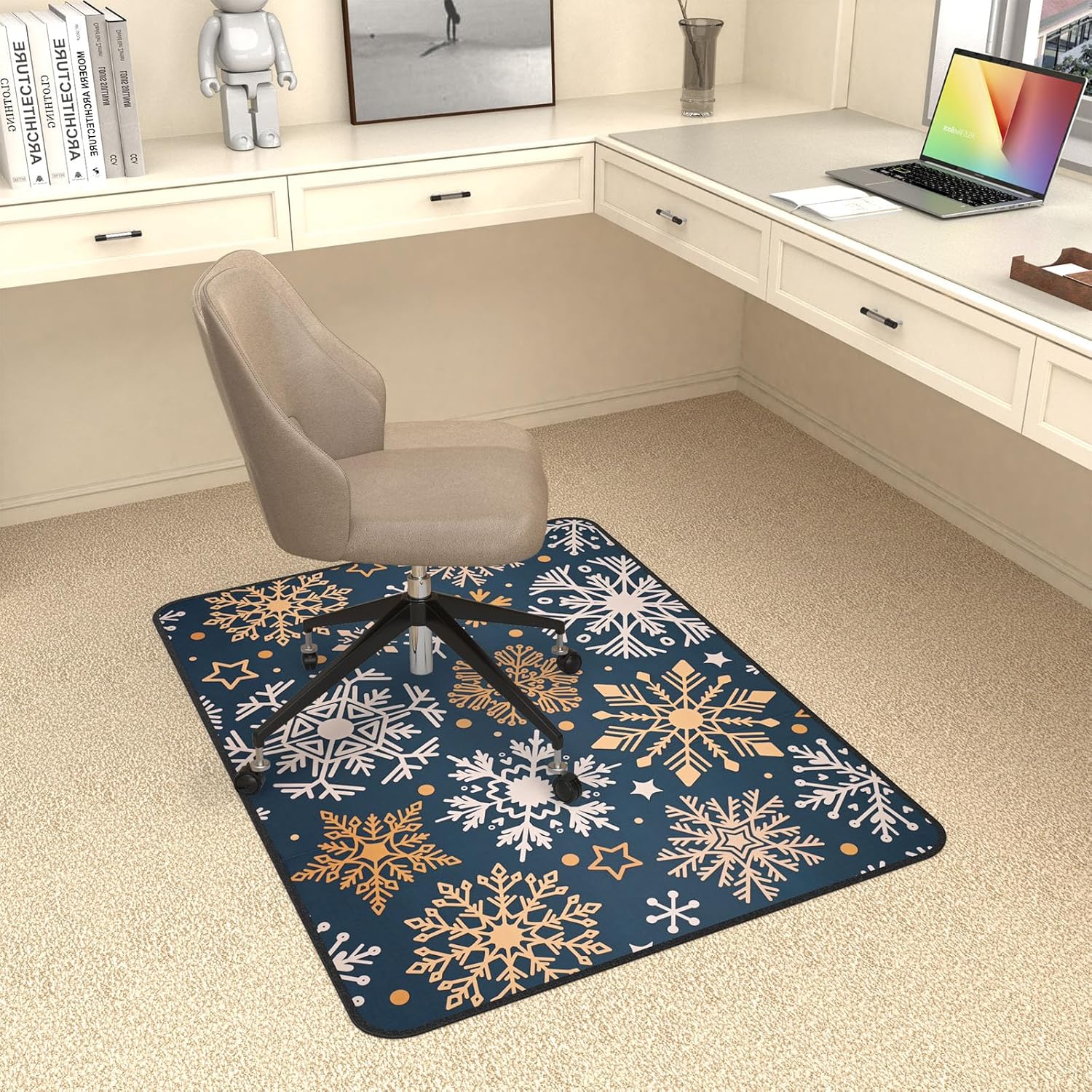Mapuon Heavy Duty Desk Chair Mat for Carpet & Hardwood