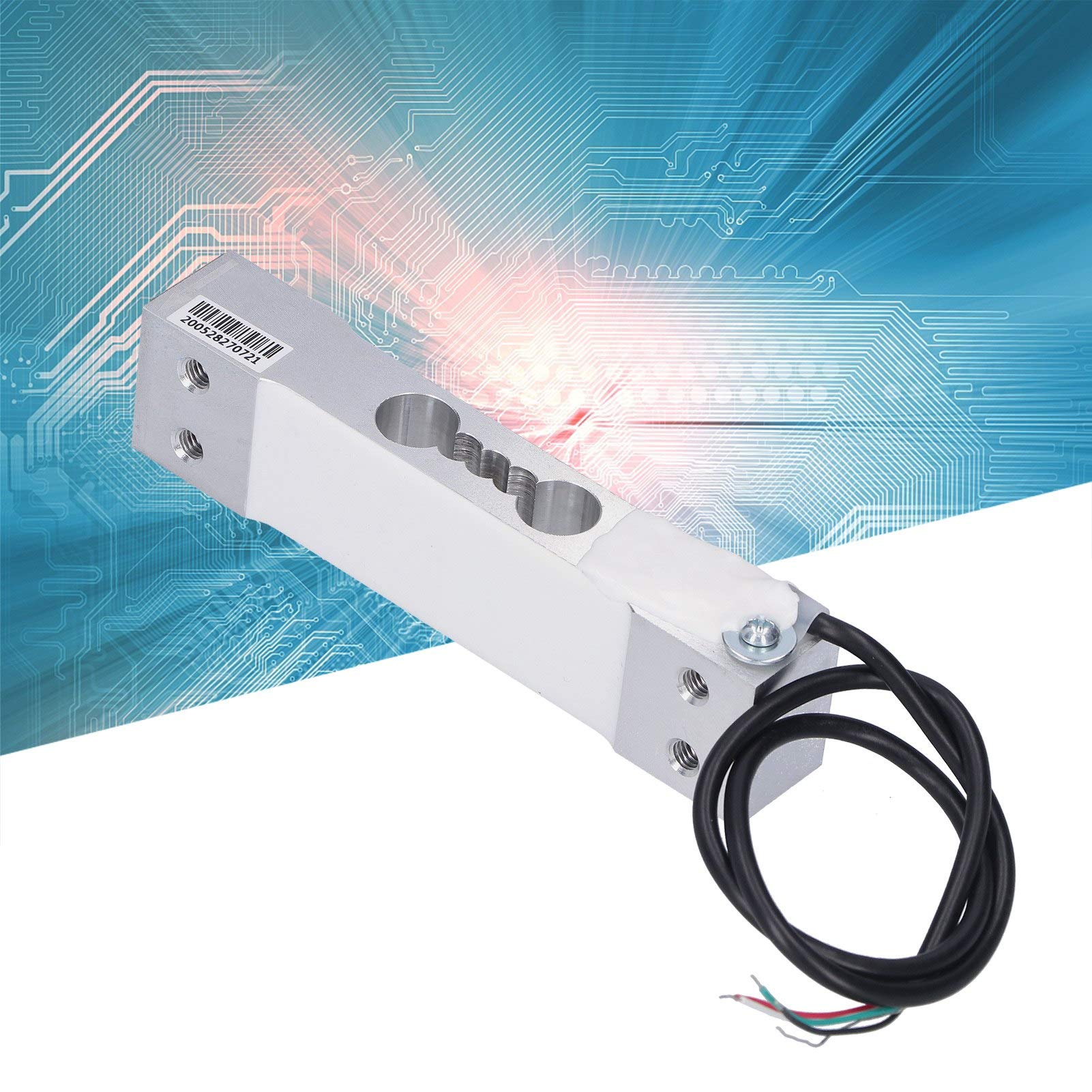 Capteur de cellule de charge Mesure de pression de poids en alliage d'aluminium haute précision à point unique DYX306 pour systèmes d'automatisation industrielle et de mesure (10KG)