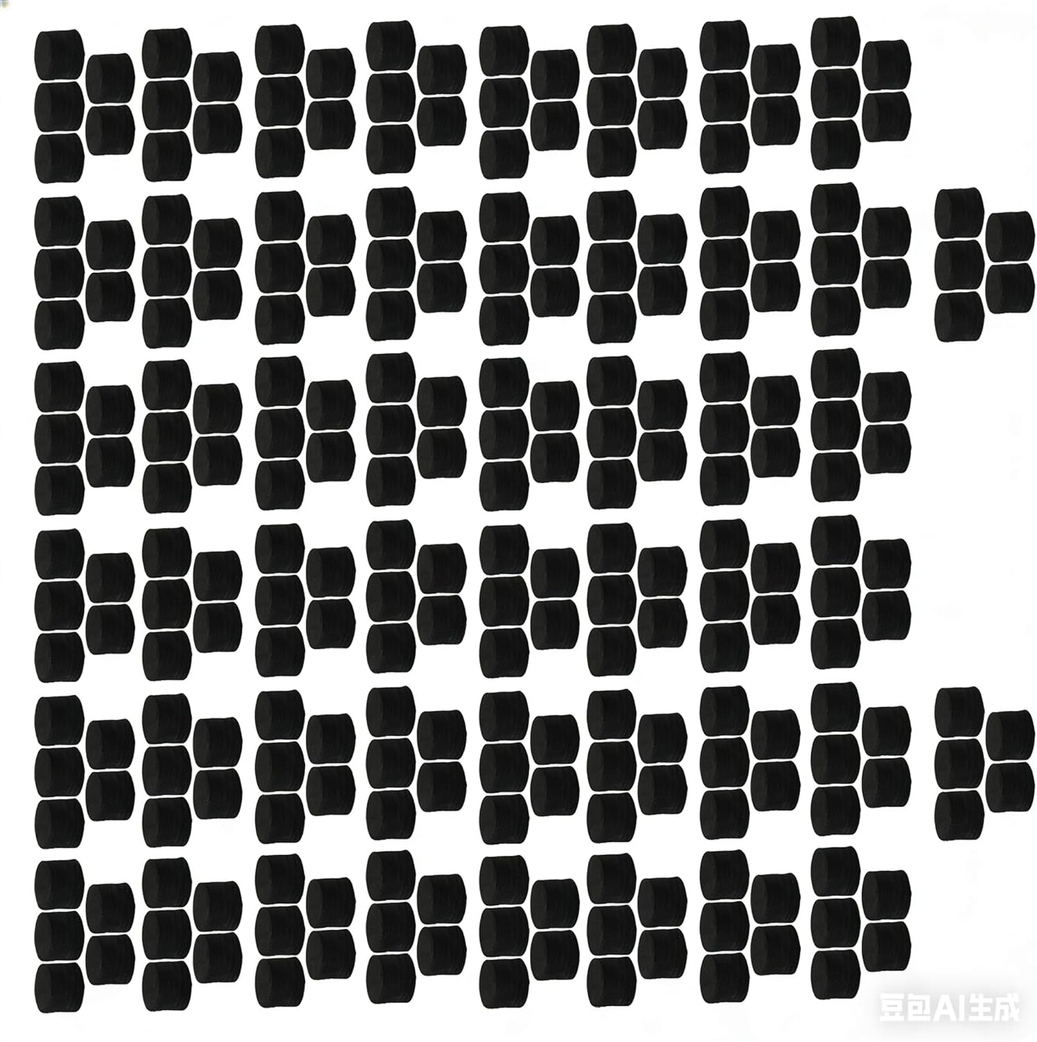 ETFBUY 125pcs Electric Drum Trigger Sponge Column 28x20mm, 19mm Percussion Instrument Accessories