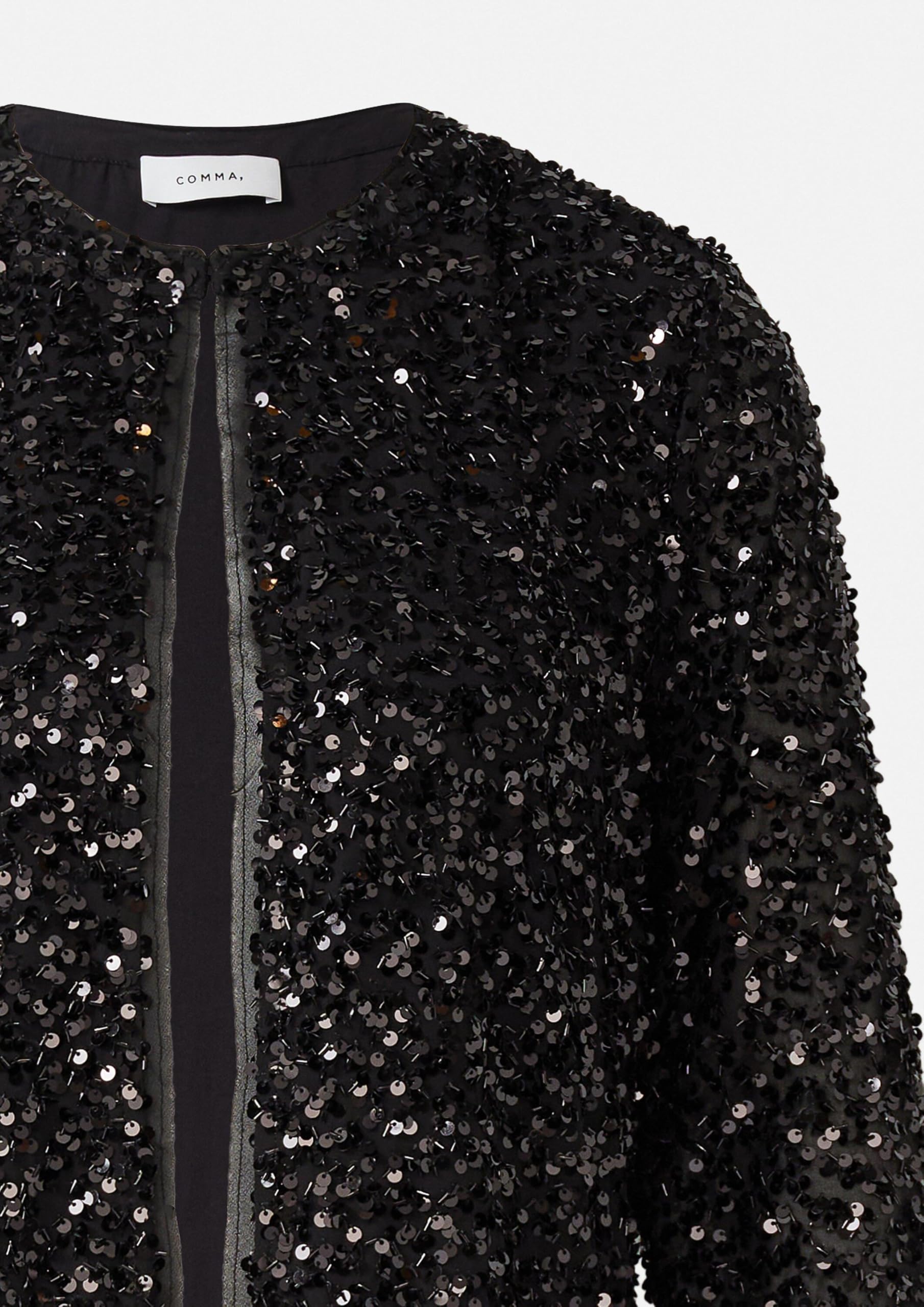 Comma Blusenjacke mit Pailletten