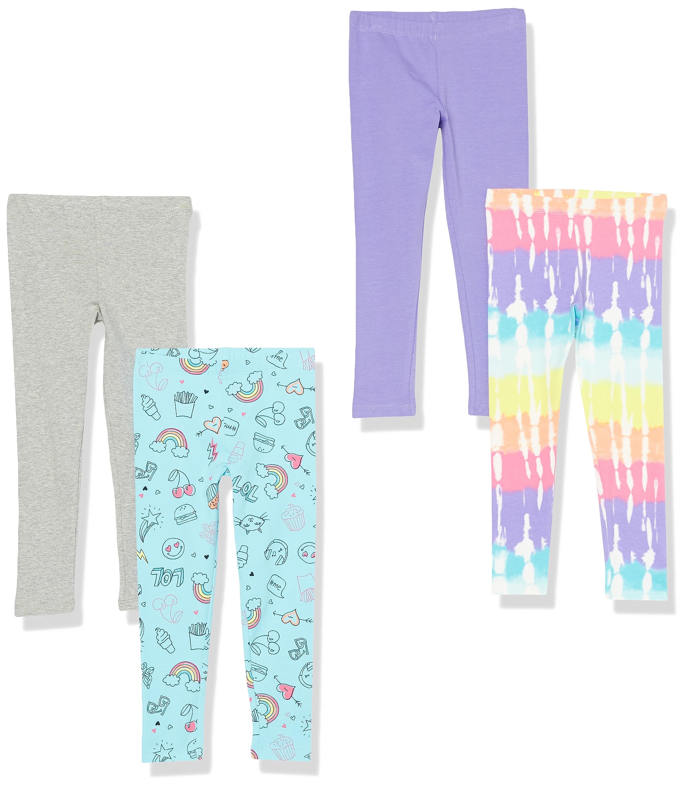 The Children's Place Girls' Leggings 4-Pack