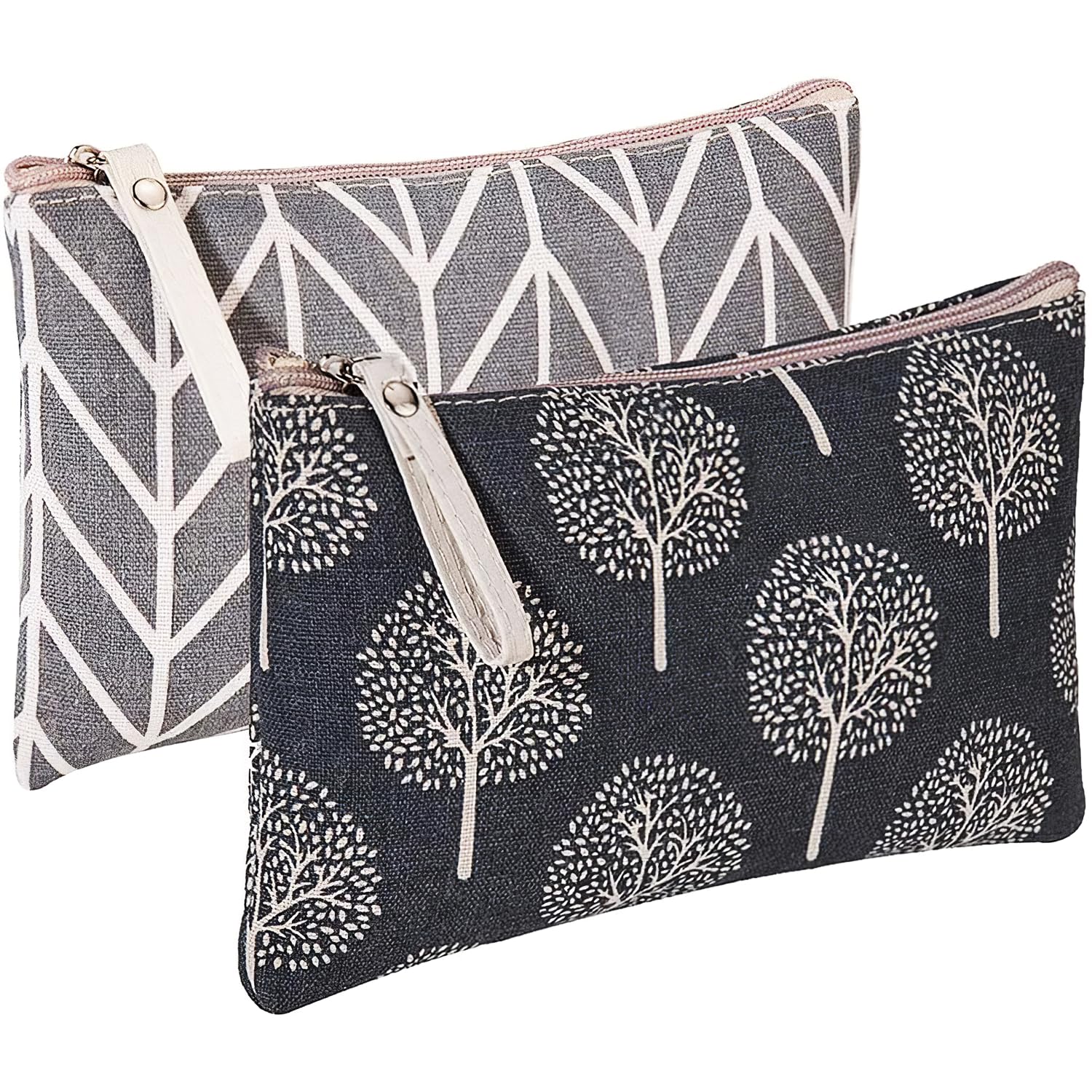 2 Pcs Makeup Pouch Bag | Stylish Travel Pouches for Women | Multipurpose Cosmetic Organizer Bag for Makeup, Toiletries & Daily Essentials-image-43