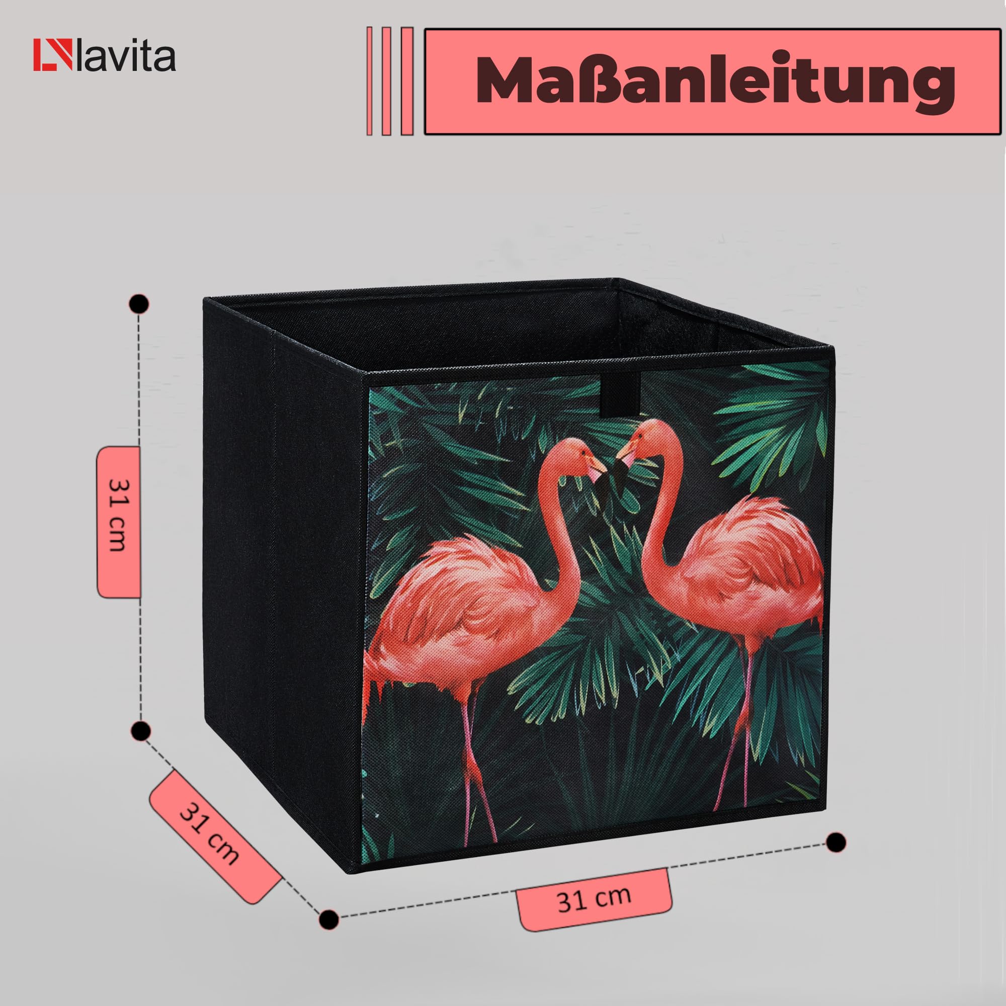 Boîte De Rangement, Boîtes De Rangement Pliables, 31 X 31 X 15 Cm, Boîte De Rangement