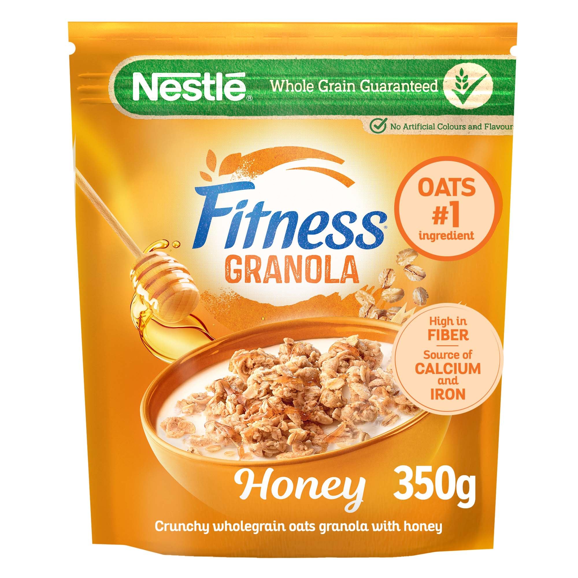 Fitness Granola Cereal Bag in Honey (350g)