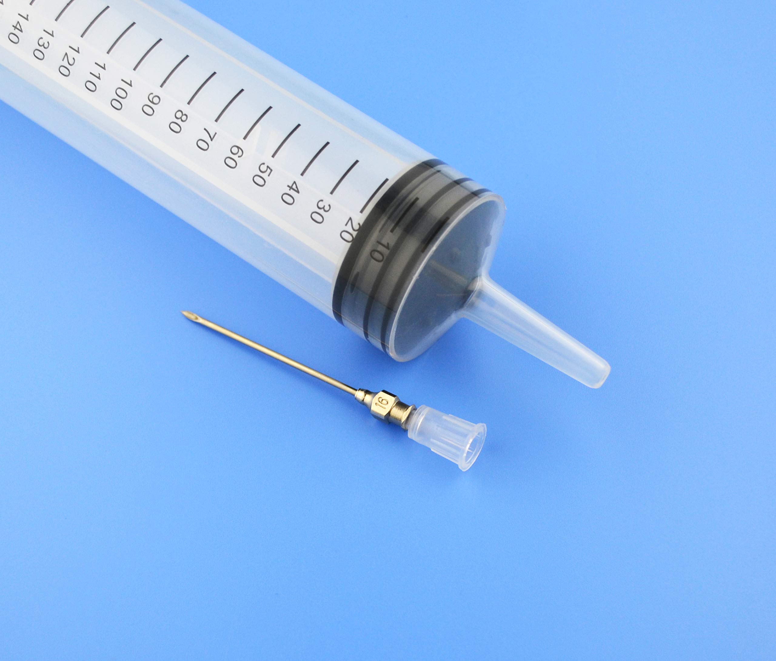 2Pcs150ml Syringe, 150cc Syringe,Kitchen Syringe Glue Syringe Plastic
