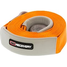 ARB ARB710LB 3-1/4" x 30' Recovery Snatch Strap with Minimum Break Strength, 2400 lbs, Kinetic Stretch, 20% Reinforced Eyes and Protector Sleeves