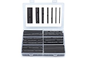 Wirefy Heat Shrink Tubing Kit - 180 Pieces of Essential Insulation for...