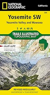 Yosemite SW: Yosemite Valley and Wawona Map (National Geographic Trails Illustrated Map, 306)