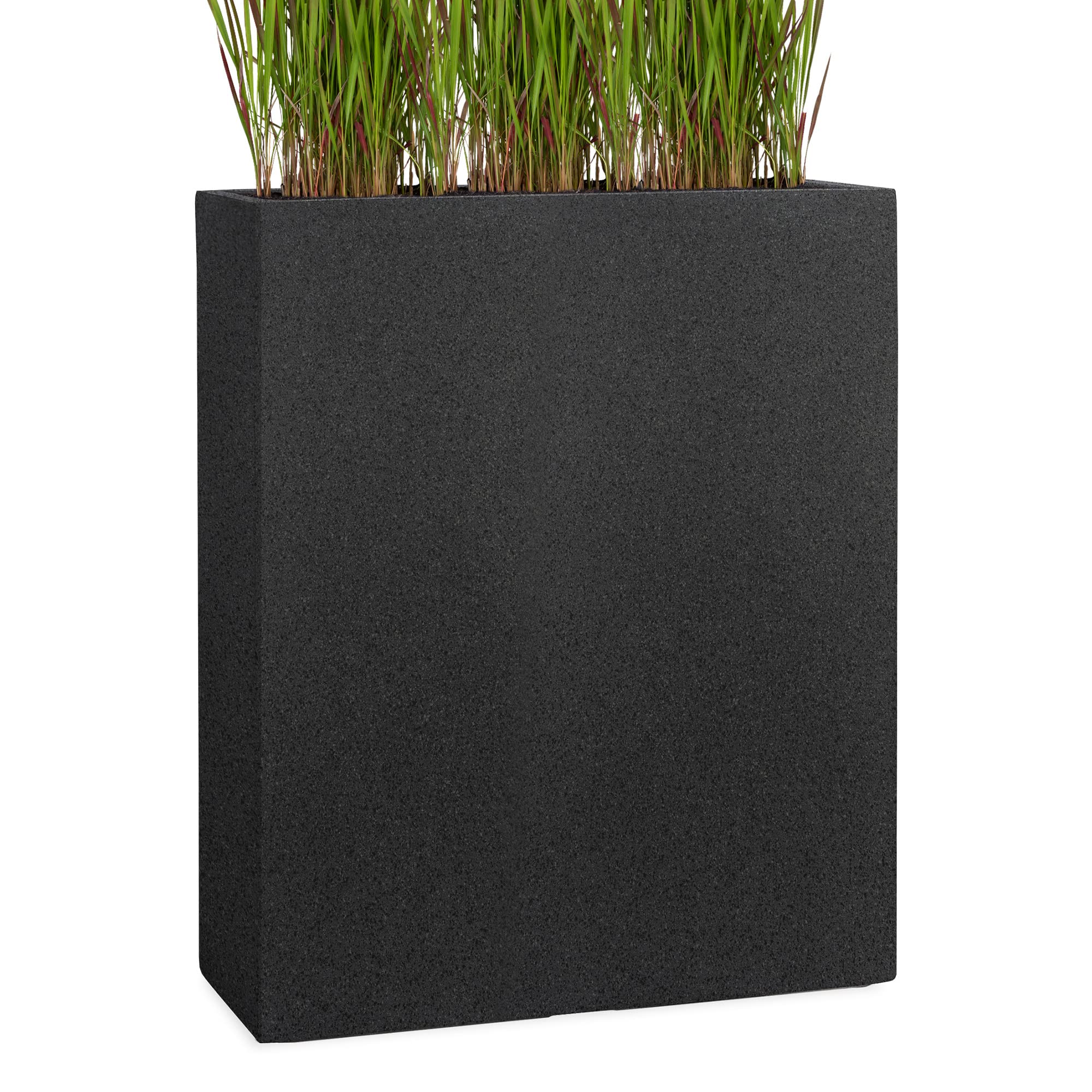 Pflanzwerk® Donica na rośliny Divider granit, antracyt, 72 x 60 x 25 cm, odporna na mróz, ochrona przed promieniowaniem UV, produkt wysokiej jakości