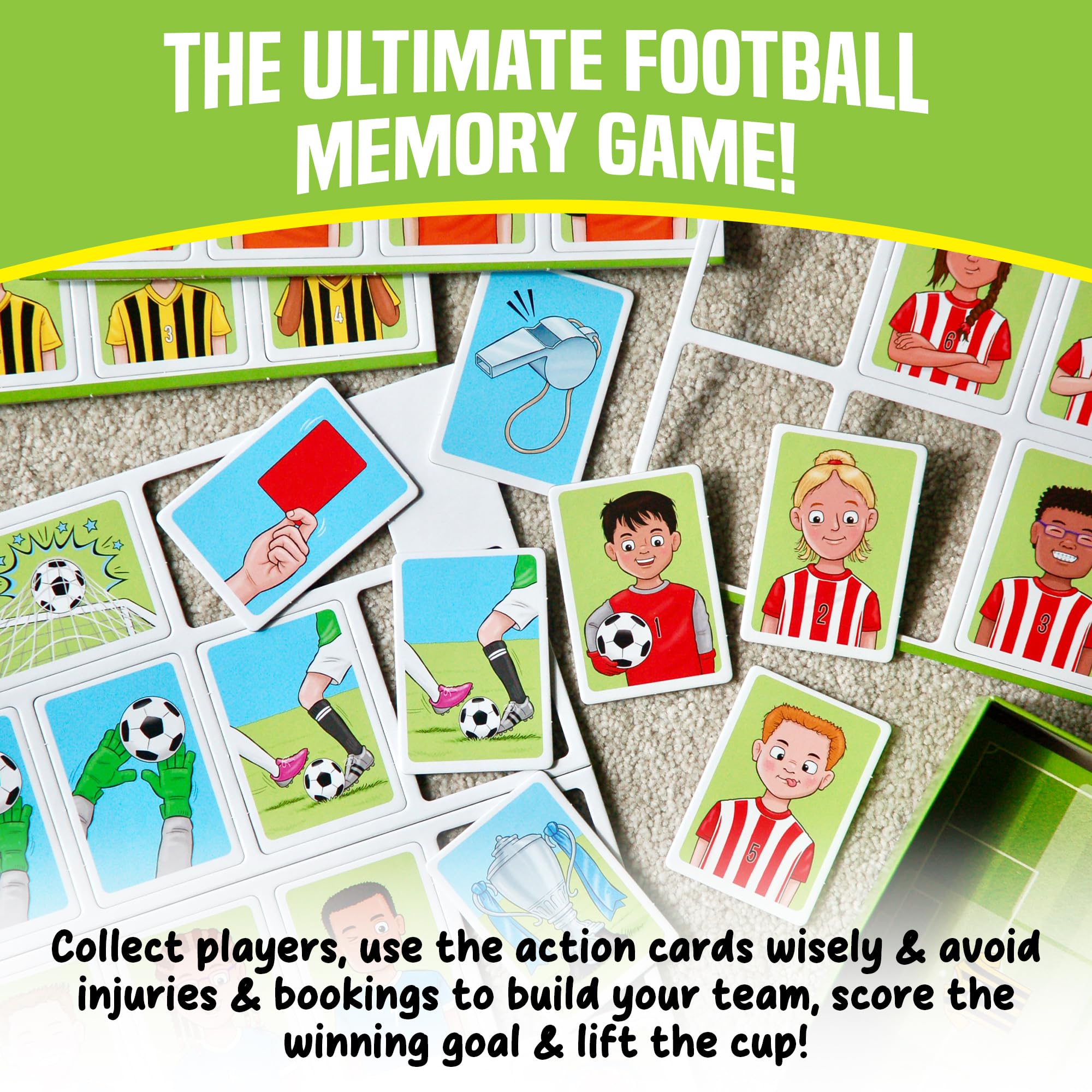Football Final - Fun Football Board Game For Kids - Football Gift For Boys And Girls Age 3 11 Years Old Educational Football Games Easy To Play Family Board Games For Kids And Adults