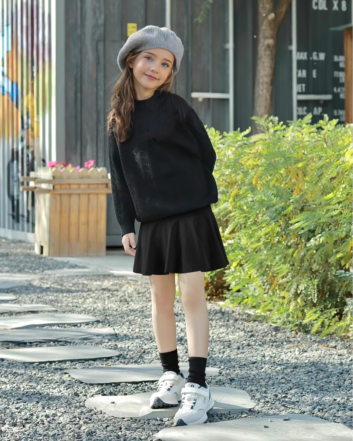 BOOPH 2 Pack Little Girls Athletic Uniform Skorts French Tennis Golf Skirts with Shorts for Toddler - Image 7