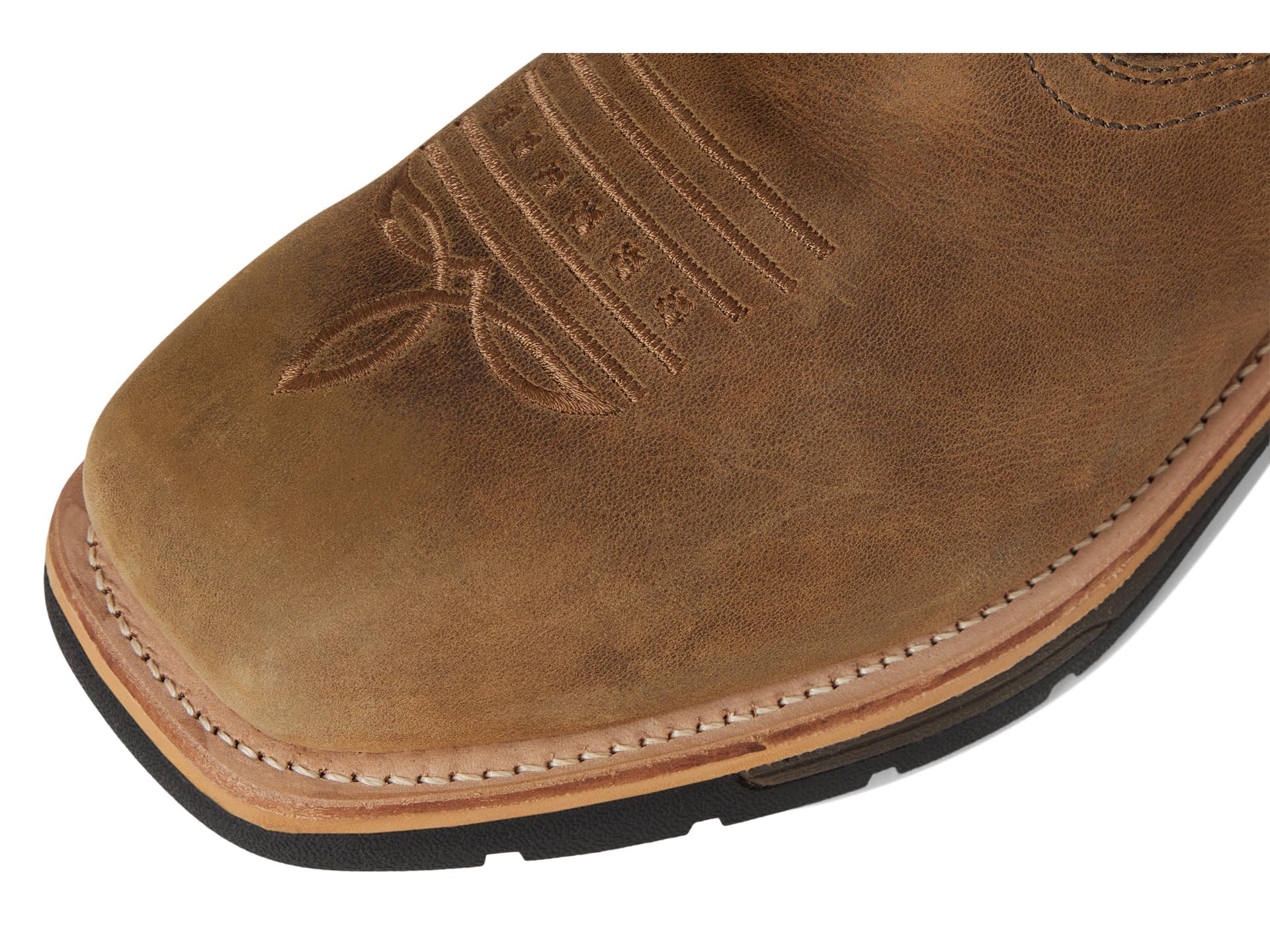 Hoss Men's Brisbee Distressed Fire and Safety Boot, Brown, 12