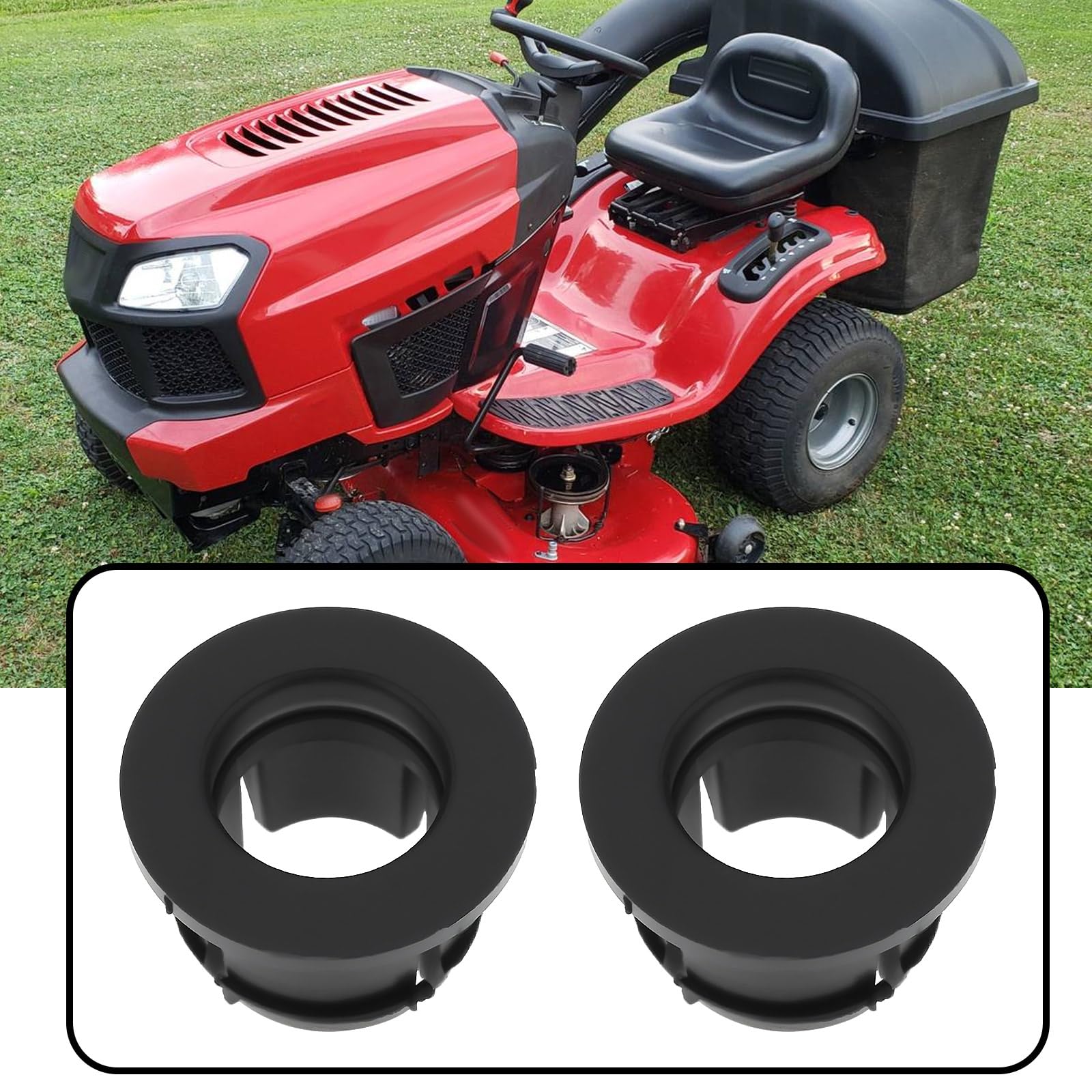 Lot de 4 bagues de liaison compatibles avec Craftsman compatibles avec tracteurs de pelouse Husqvarna 126847X, 532120754, 532126847