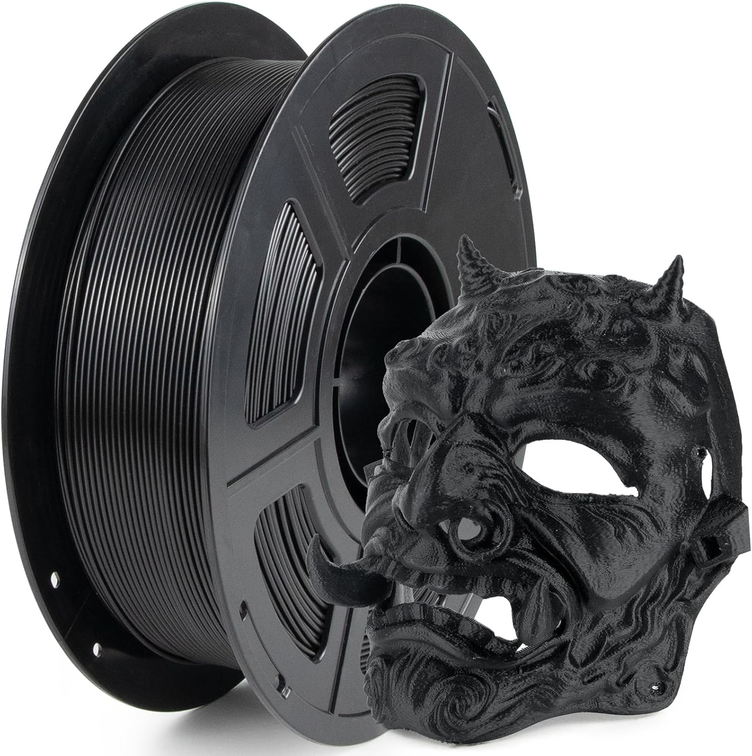 iSANMATE Rapid PLA Filament 1.75mm, Black 3D Printer Filament, Fast Printing Speed...