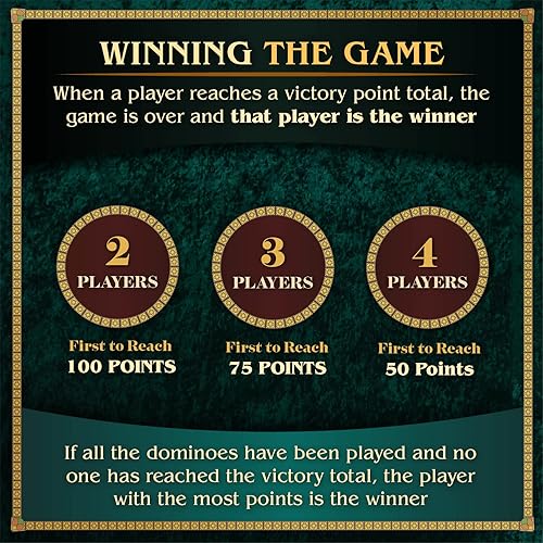 Miniatura 6 de Calliope Juegos de dominó dobles dobles - Juego de mesa de dominó de tren mexicano con un giro - Juego familiar para noche de juegos -2-4 jugadores