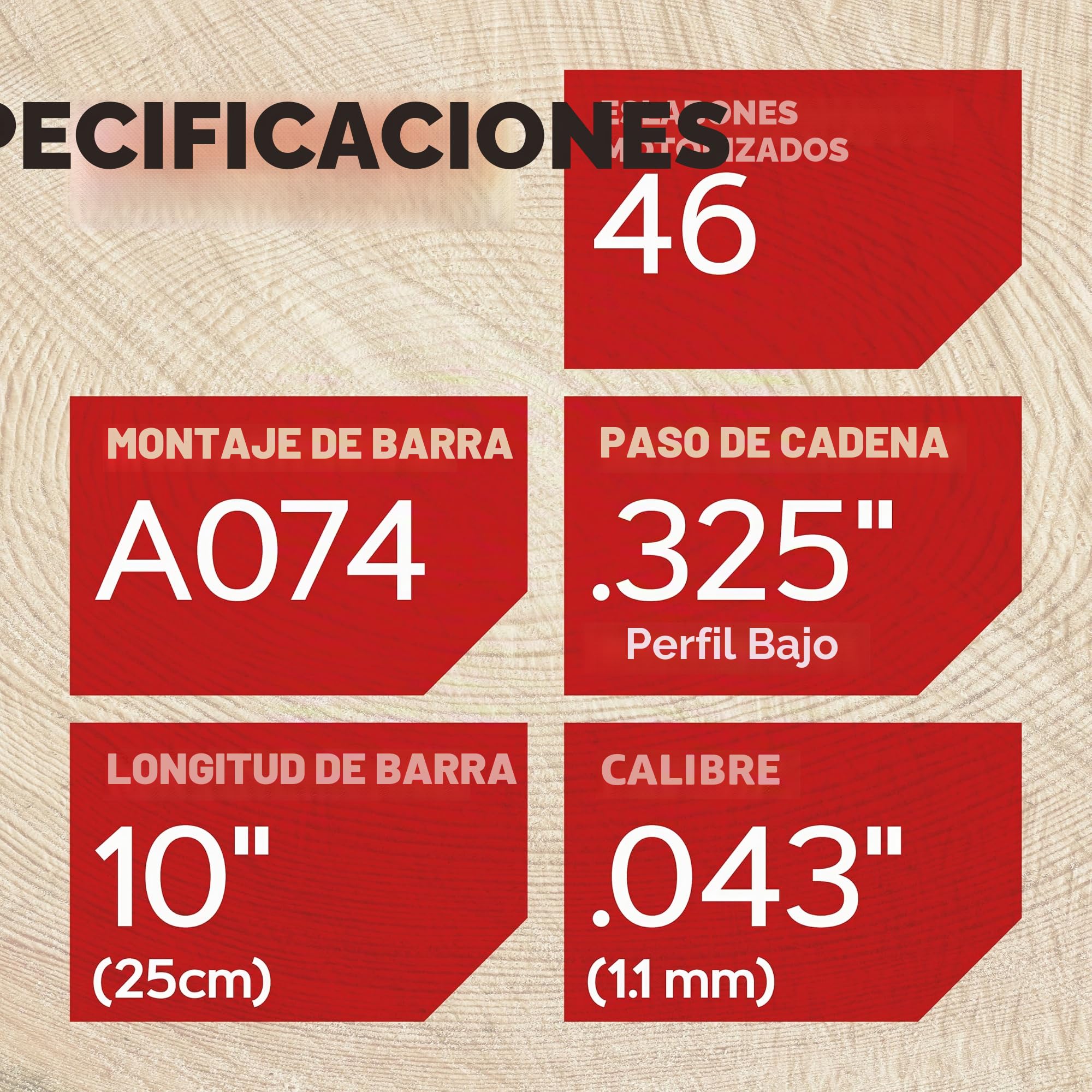 Oregon Kit de Optimización para Motosierra SpeedCut Nano, Cadena de 46 Eslabones y Espada de 10" (25 cm), Paso 0,325" LP, Calibre 1,1 mm, Motosierras a Batería y Gasolina , Compatible con Stihl