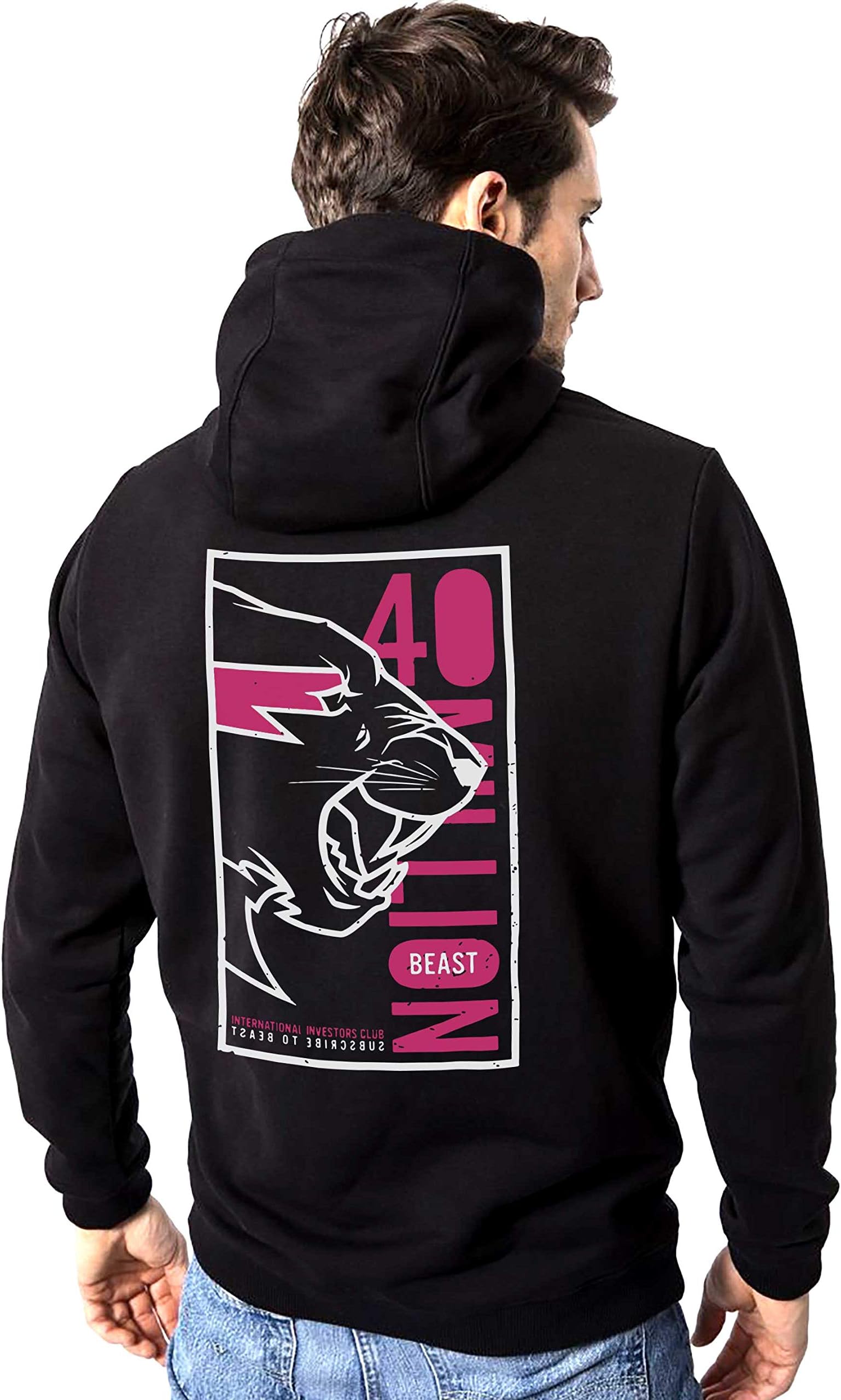 Mr Beast 40 Million Club Hoodie Limited Edition YouTube Merch Hooded Top