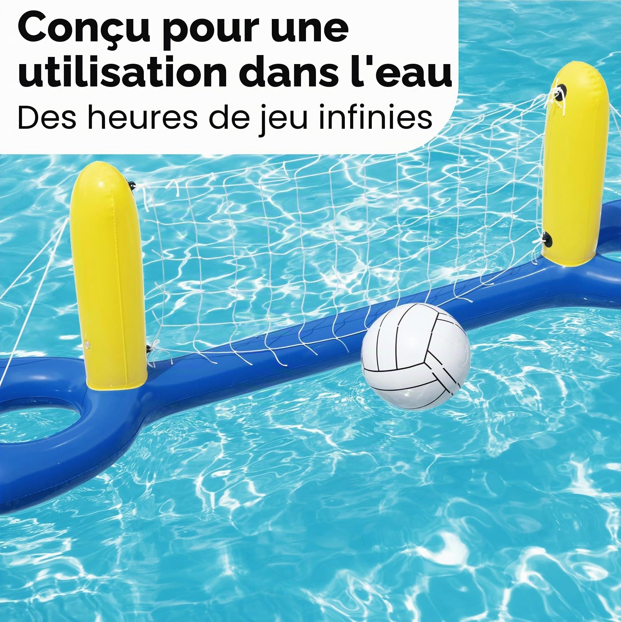 Bestway® 8' x 25"/2.44m x 64cm Volleyball Set