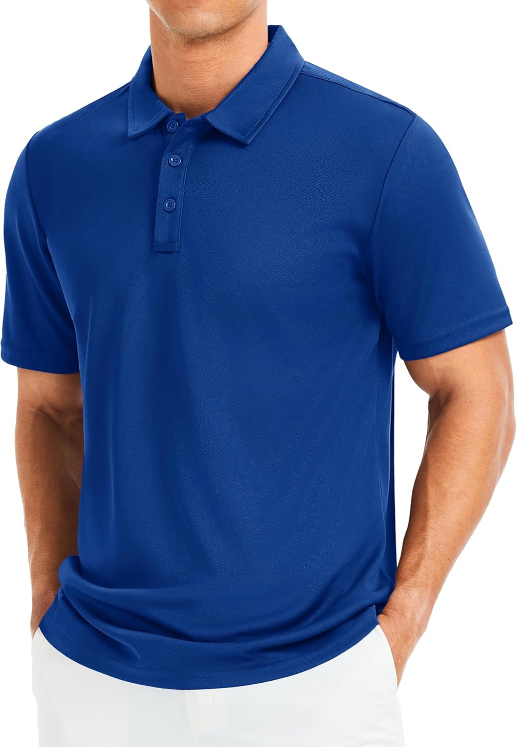 MAGCOMSEN Men's Polo Shirts Short Sleeve Golf Quick Dry Collared Moisture Wicking Athletic Performance Polos - Image 2