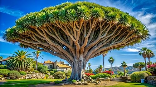 10 semillas de árbol de sangre de dragón para plantar - Ideal para bonsái - Dracaena Draco