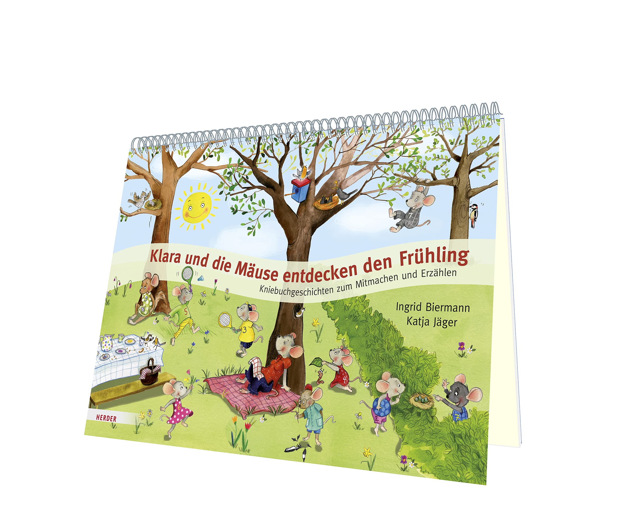 Klara und die Mäuse entdecken den Frühling: Kniebuchgeschichten zum Mitmachen und Erzählen