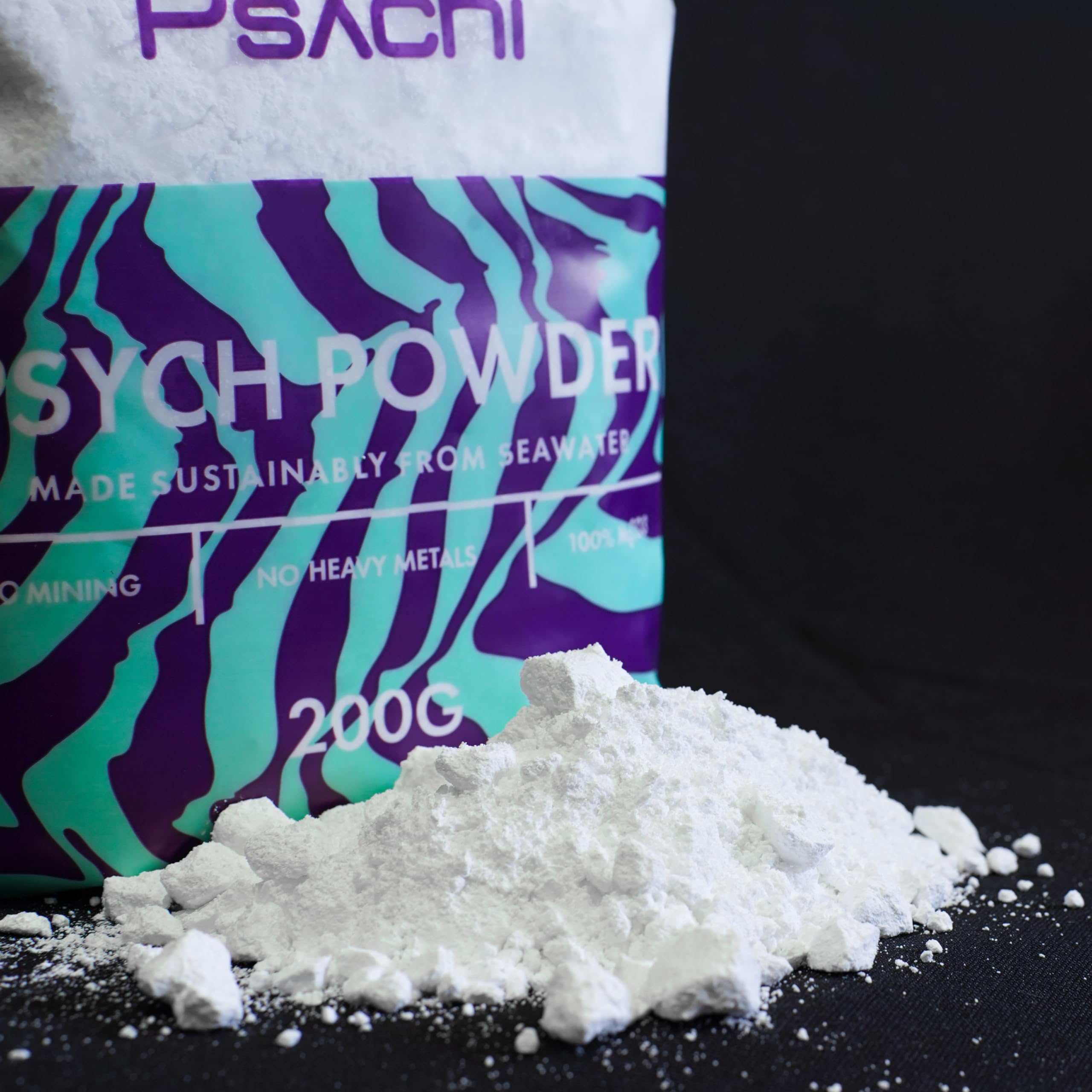 Psychi Psych Powder Climbing Chalk, Seawater Derived Grip Strengthener Gym Chalk for Gymnastics Climbing - Image 2