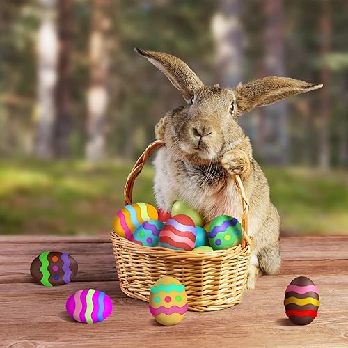 Miniatura 7 de Patelai 4 moldes de silicona para huevos de Pascua, moldes de chocolate con 4 goteros para fiesta de Pascua, decoración de pasteles de chocolate,