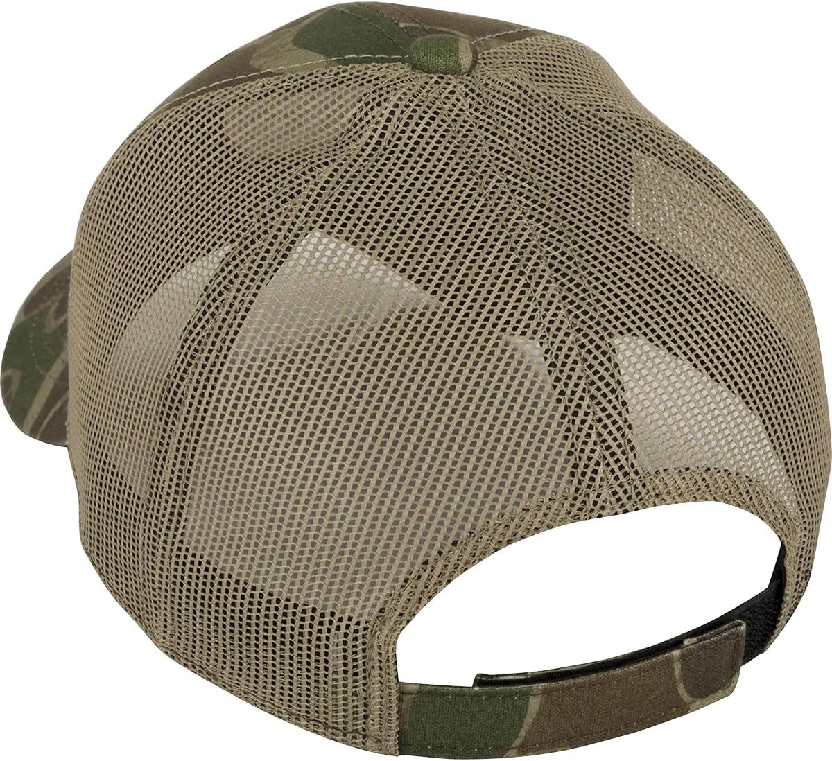 Drake Waterfowl Non-Typical Logo Camo Mesh Back Cap - Hunting Cotton Twill Cap with Adjustable Closure, One Size Fits Most
