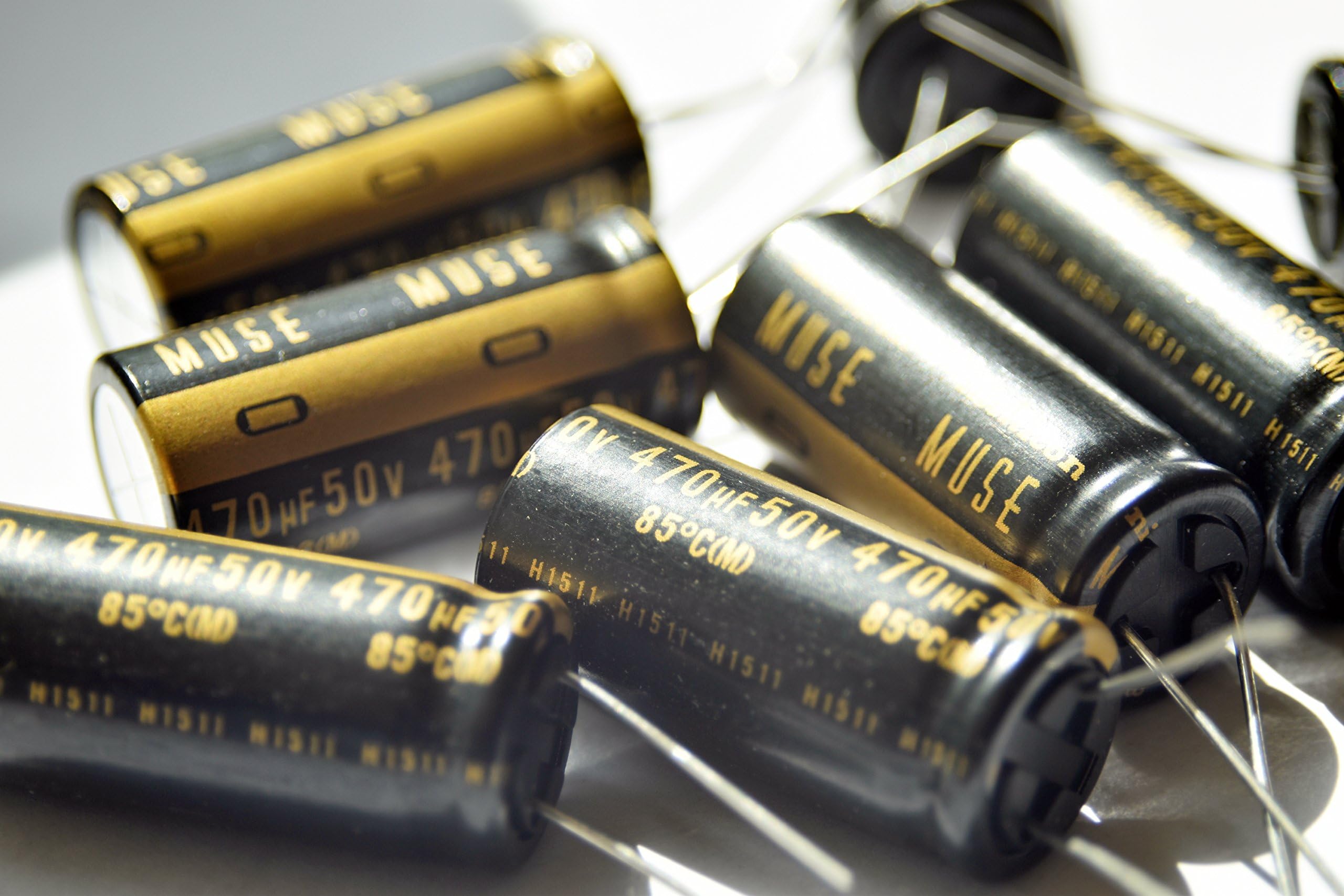 Nichicon KZ 100V 4 pcs Muse Capacitors 330uf Premium Audio Grade