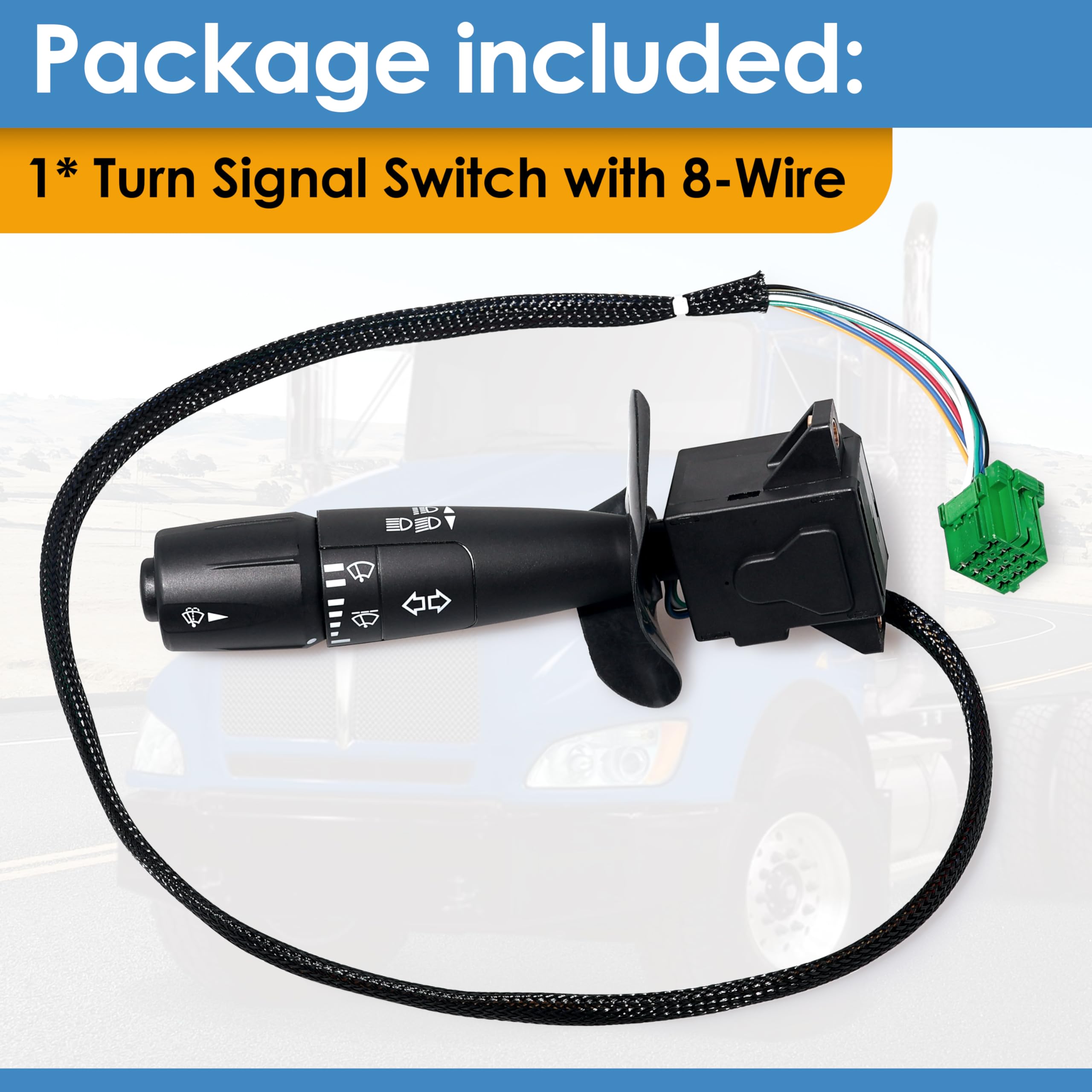 Amazon.com: KITONLA Turn Signal Switch with 8 Wire, Fit for
