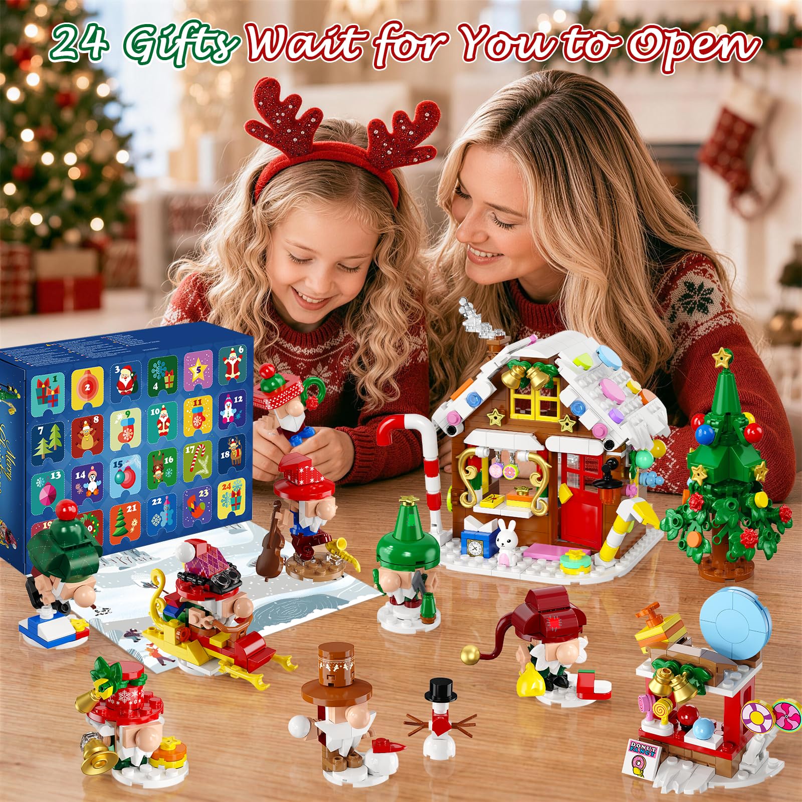 PLAXSOON Calendario Avvento 2026 Villaggio Gnomi di Natale Bambini 8+