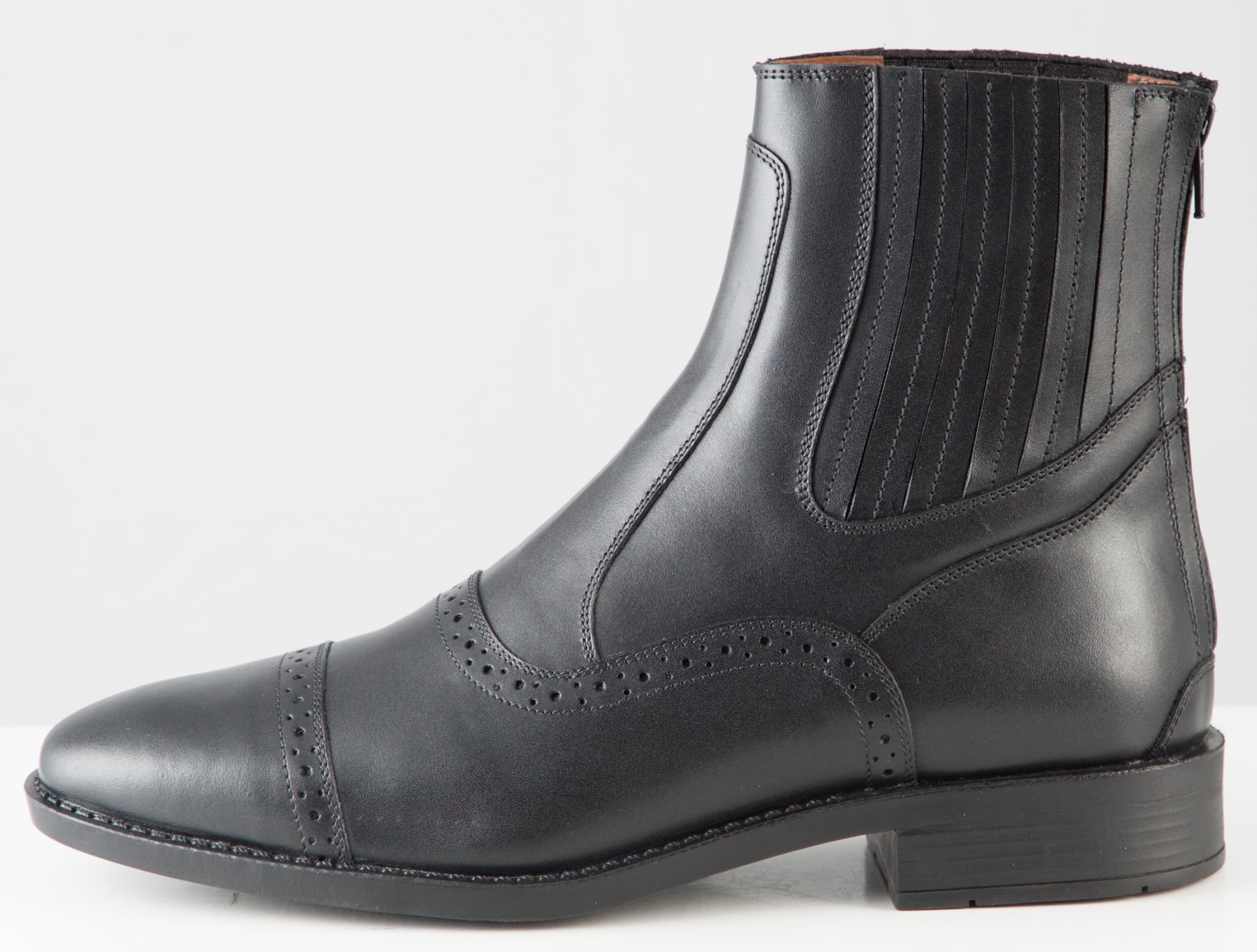 PFIFF 102472 Chased Jodhpurstiefel Reißverschluss Stiefel Unisex, Schwarz 35-46