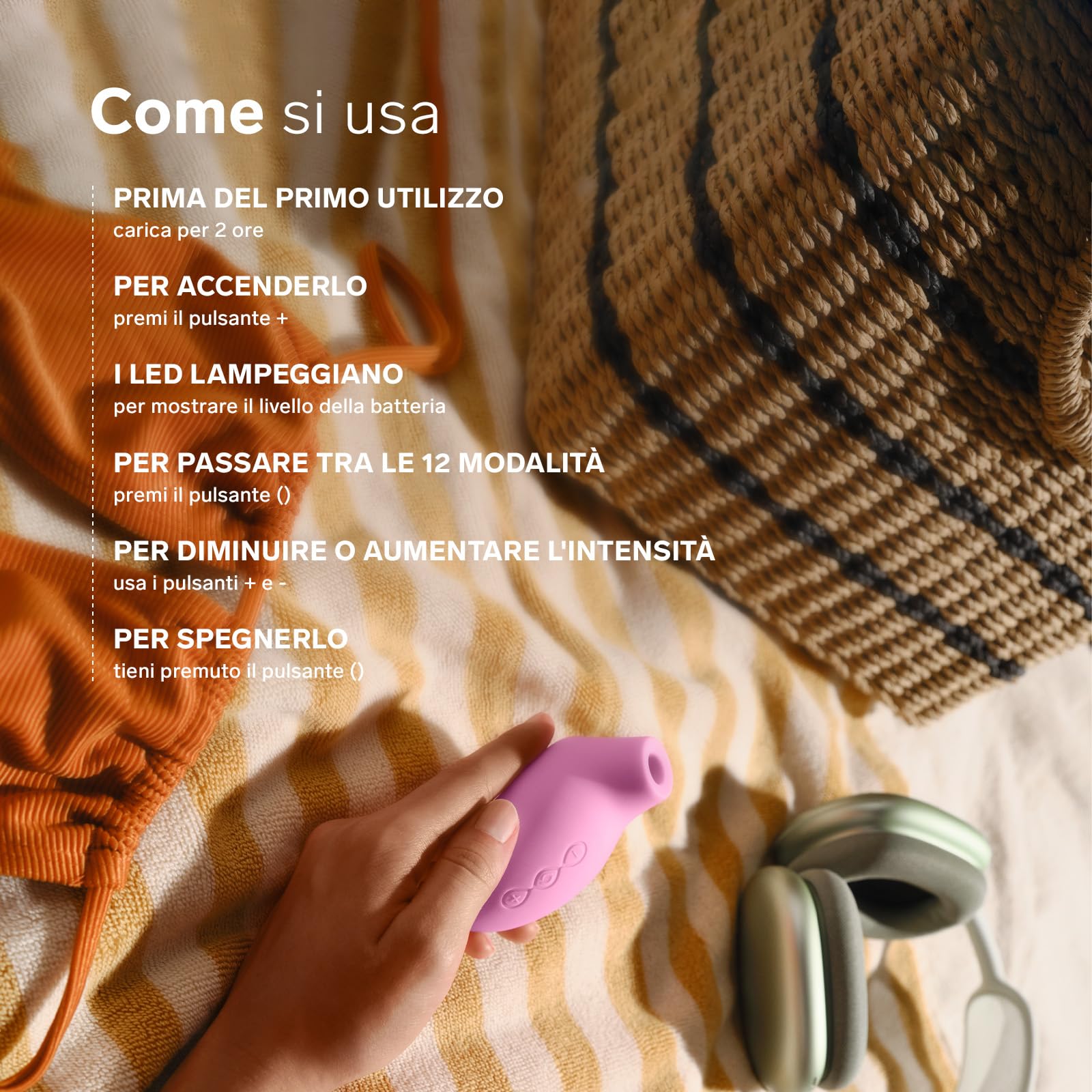 LELO SONA 2 Travel Vibratore Femminile Succhia Clitoride per Donna con 12 Modalità di Piacere e Tecnologia Sonic Wave, Sex Toy, Vibratore per Donna, Pink